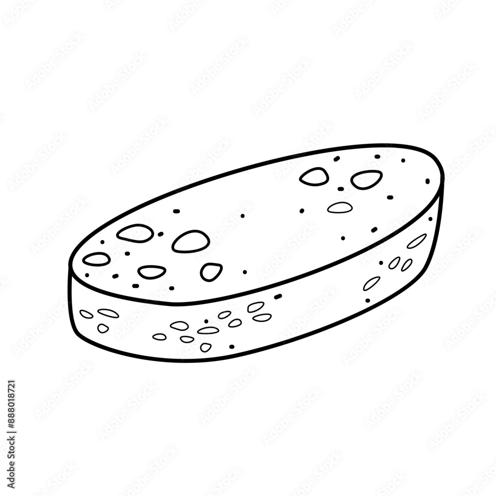 Sponge in doodle style. Clip art isolated illustration. Sponge in doodle style. Clip art isolated illustration.