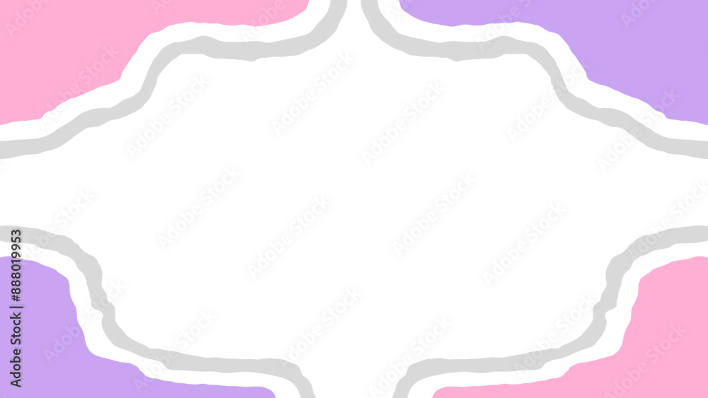 Fototapeta premium seamless torn blue paper frame background 