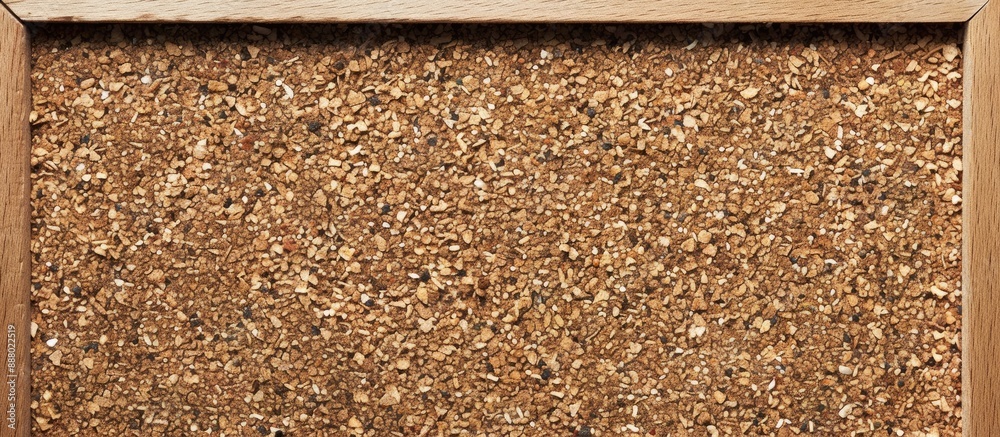 Wood framed corkboard providing copy space image