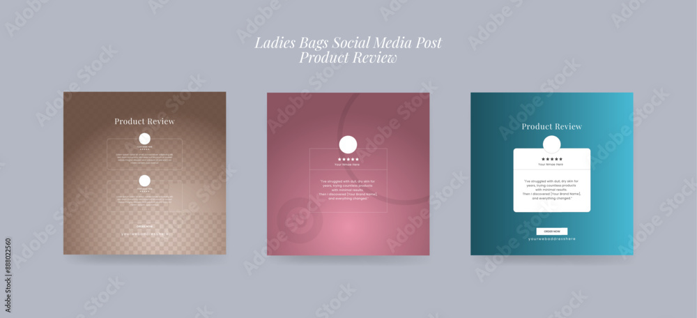 handbag social media post, instagram post for e commerce and online ...