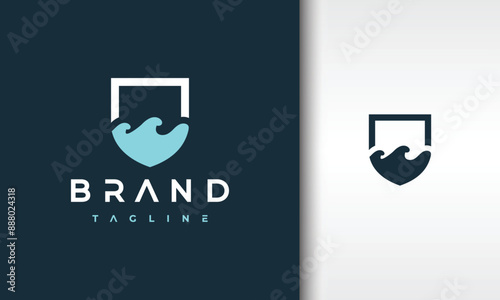 water wave protector logo