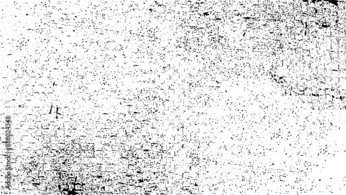 Grunge scratches dirty texture vector background overlay. Grunge black and white distress texture.