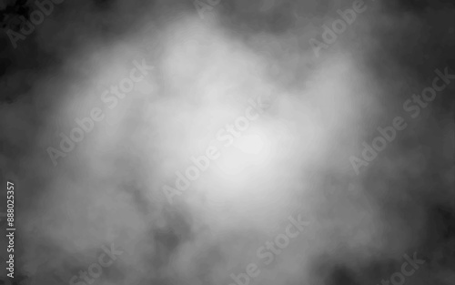 White smoke cloud with overlay effect on transparent black background. Realistic border with fog vector illustration of smoky mist or toxic vapor on floor. Meteorological phenomenon or condensation.