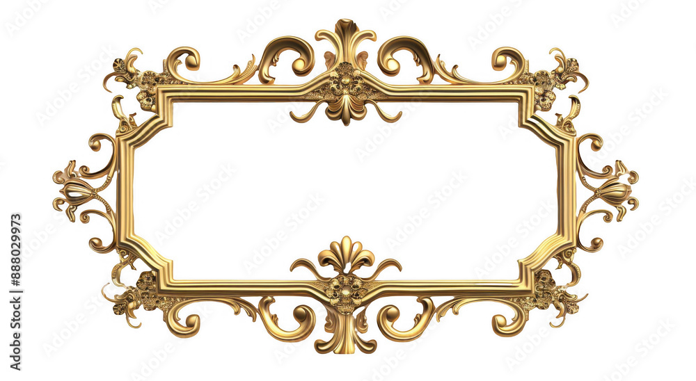 Golden Rectangular Plaque Golden Rectangular Plaque