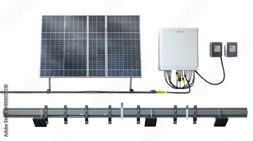 Solar Panel System with Inverter photo