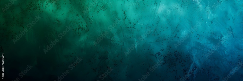 Green blue grainy gradient background light vibrant colors noise texture banner poster backdrop design