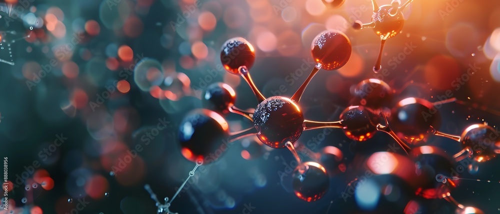 Carbon Dioxide Molecule Waving Farewell as it Gets Captured