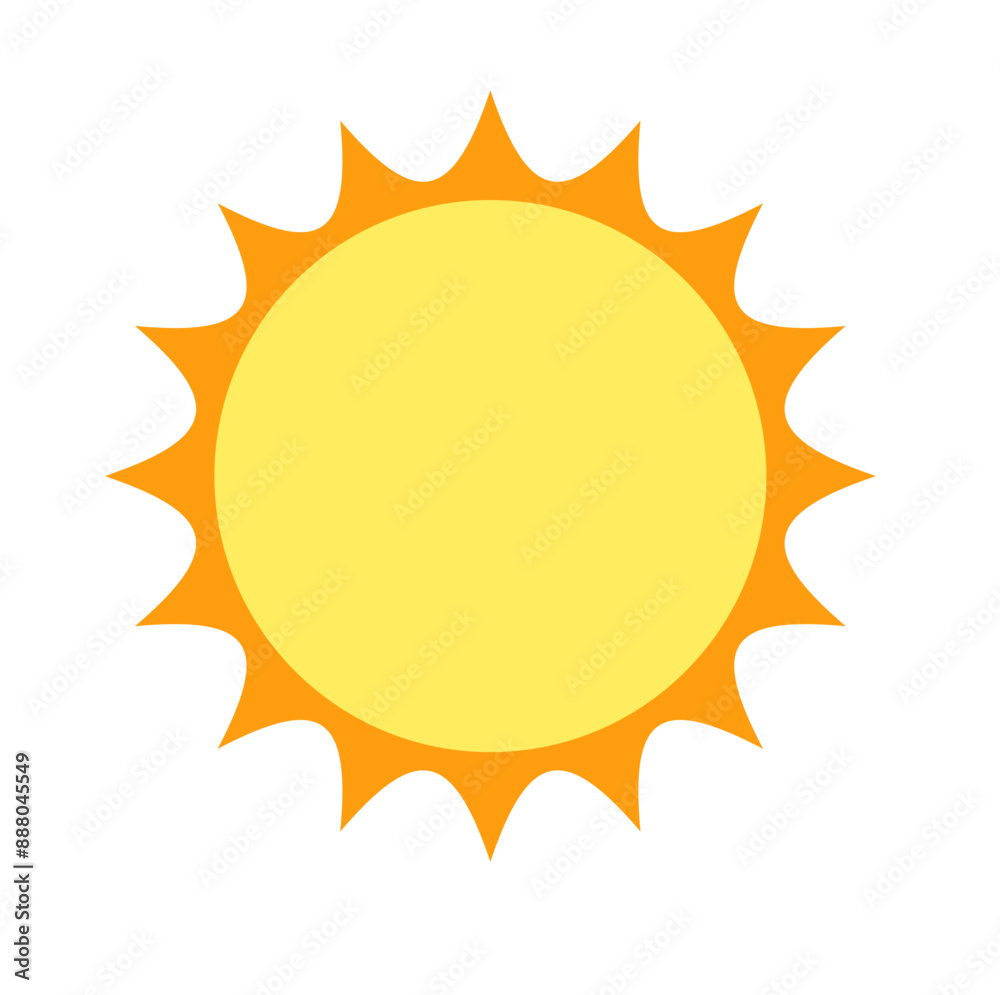 Sun icon vector. The Weather category. summer, sunlight. Sun icon vector. The Weather category. summer, sunlight.