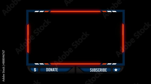 Overlay Twitch Animation Live Stream Template