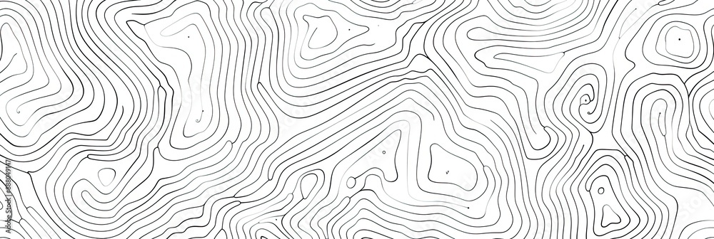 Abstract Topographic Map Lines Abstract Topographic Map Lines