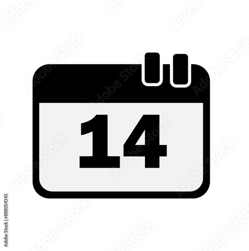 Calendar icon. time and date. Schedule icon.