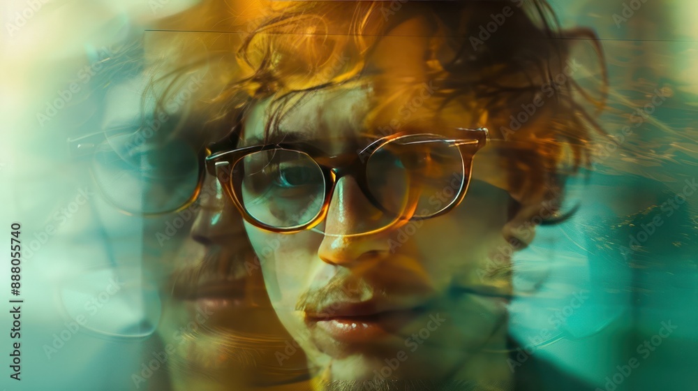 Capture a self-portrait with an artistic blur Capture a self-portrait with an artistic blur