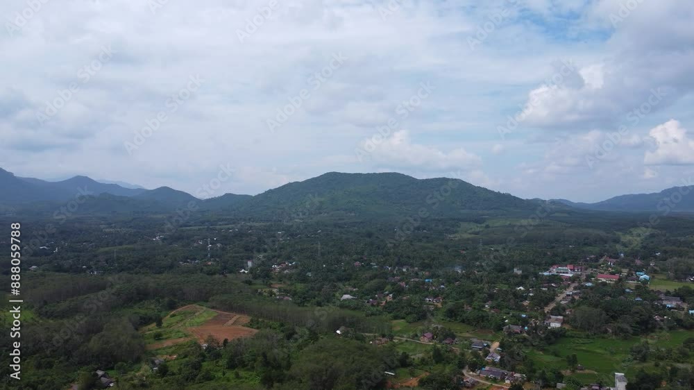 The aerial view of the mountains in South Kalimantan looks very beautiful, filled with dense forests The aerial view of the mountains in South Kalimantan looks very beautiful, filled with dense forests