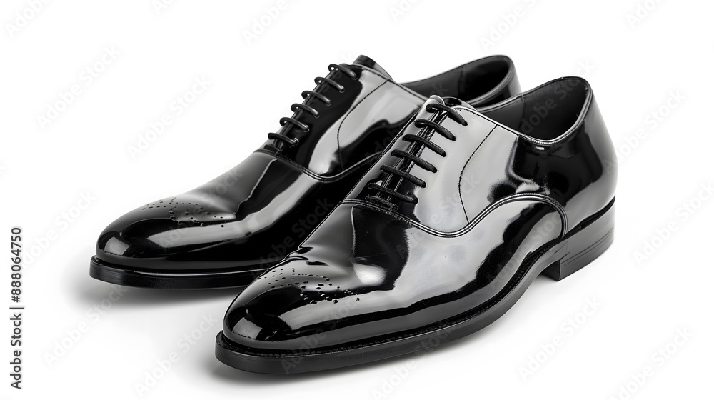 Elegant Black Patent Leather Dress Shoes for Formal Events Elegant Black Patent Leather Dress Shoes for Formal Events