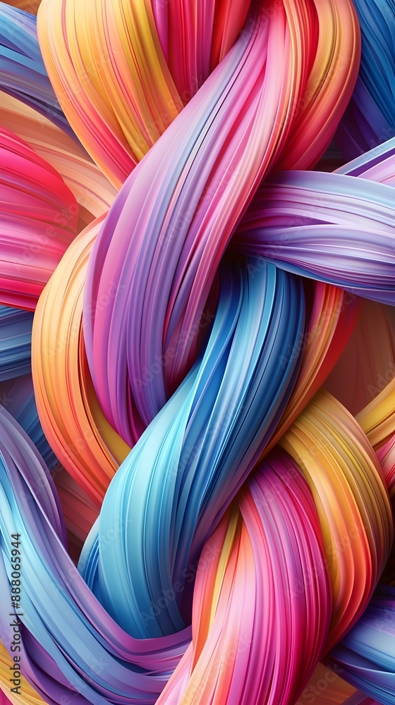 Colorful striped pattern with a seamless design of lines and ribbons in pink, blue, and purple, perfect for fashion or wallpaper Colorful striped pattern with a seamless design of lines and ribbons in pink, blue, and purple, perfect for fashion or wallpaper