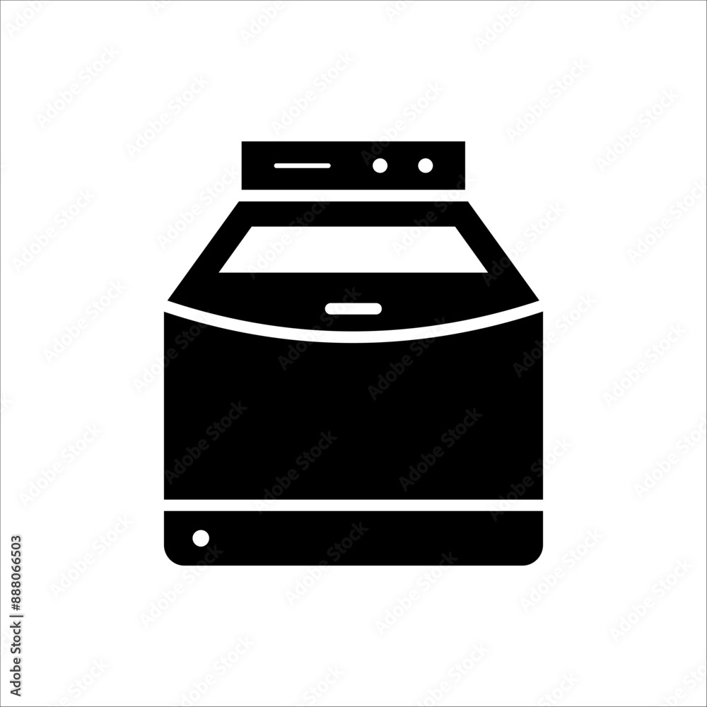 Washing machine icon. Vector Illustration Isolated on a white background. Washing machine icon. Vector Illustration Isolated on a white background.