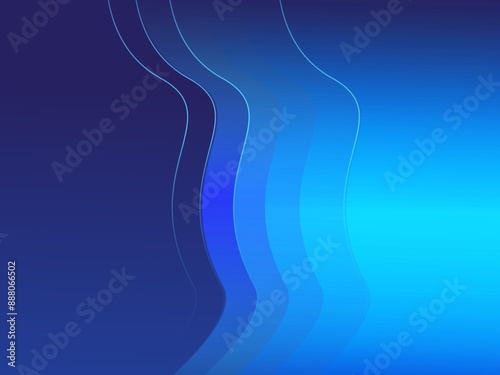 Blue wave abstract wave background with waves .Digital futurist cyber space design, cyberpunk technology, Virtual reality, science fiction matrix, science light circle wallpaper, vector template
