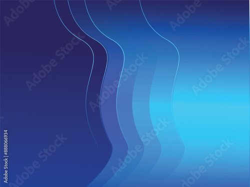 Blue wave abstract wave background with waves .Digital futurist cyber space design, cyberpunk technology, Virtual reality, science fiction matrix, science light circle wallpaper, vector template
