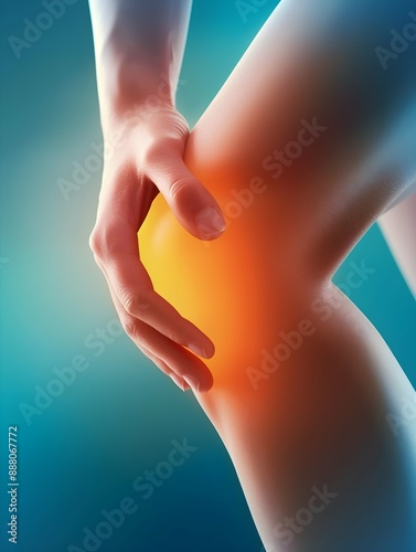 Common Causes of Knee Pain Injuries, Medical Conditions, Arthritis, Gout, Infections. Concept Sprains, Strains, Overuse, Meniscus Tears, Ligament Injuries  photo