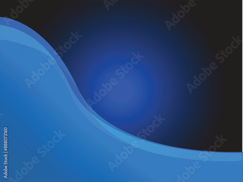 Blue wave abstract wave background with waves .Digital futurist cyber space design, cyberpunk technology, Virtual reality, science fiction matrix, science light circle wallpaper, vector template
