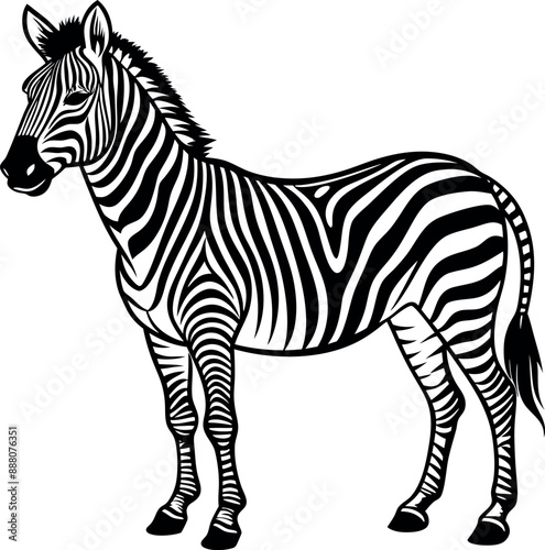 zebra silhouette 