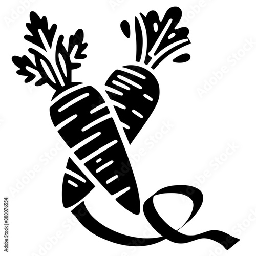  vector illustration of a carrots