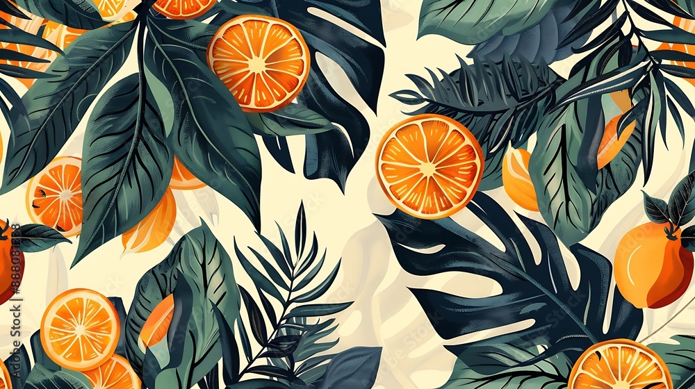 This nice bohemian illustration features