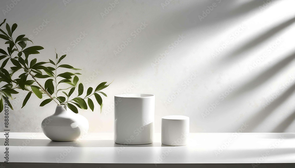 Obraz premium A clean ceramic mug with black coffee sits on a table, ready for a morning breakfast drink
