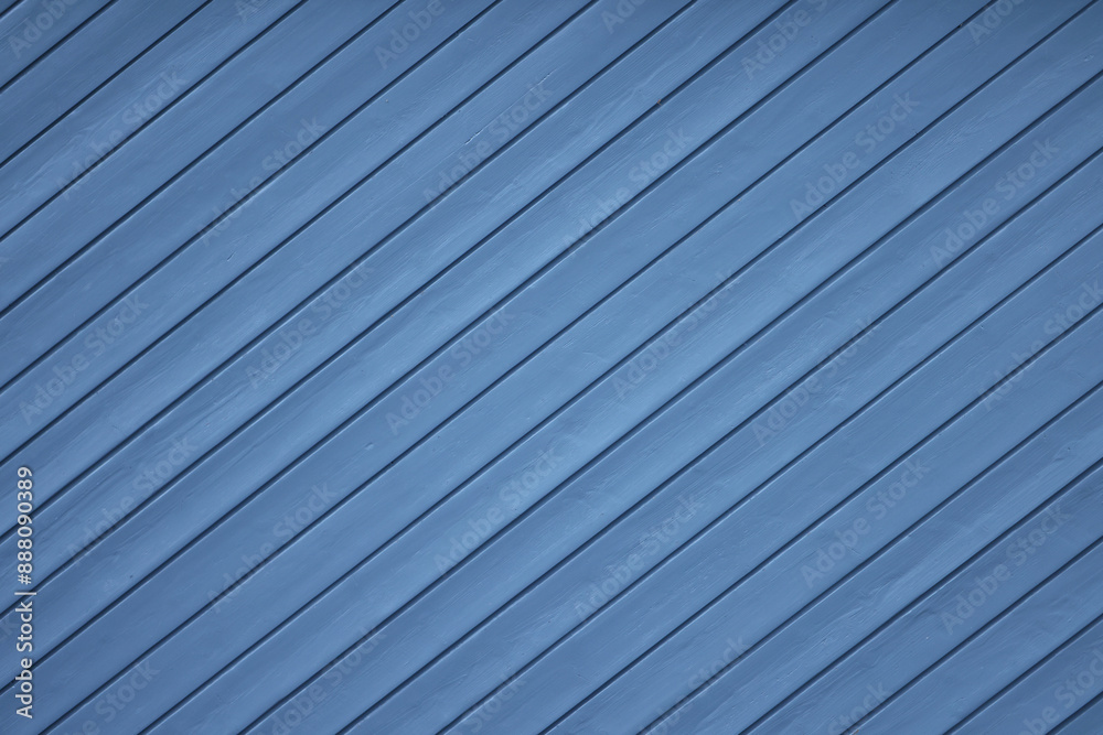 Obraz premium Texture of blue planks of garage doors