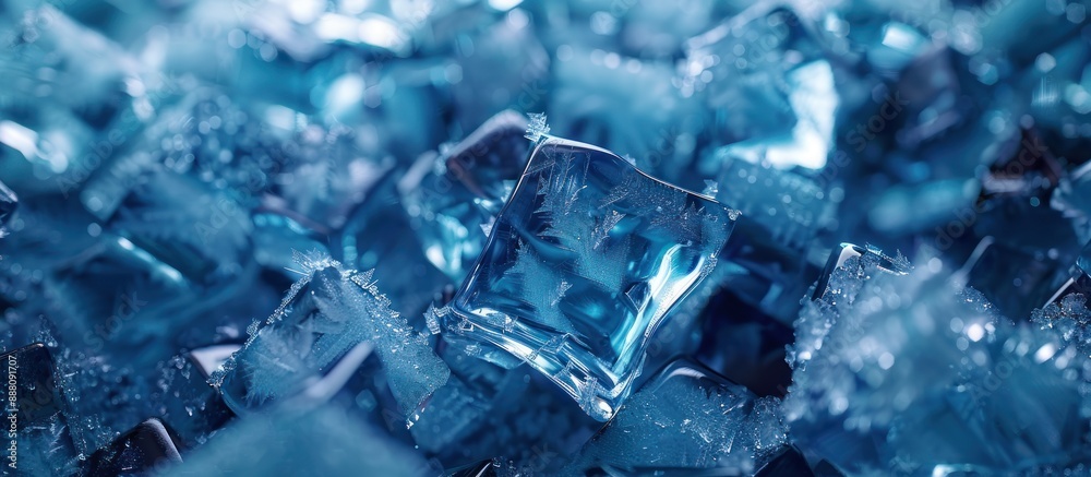 Blue Ice Crystals: A Macro Perspective Blue Ice Crystals: A Macro Perspective