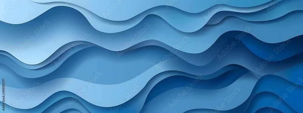 Blue background vector presentation design template with wavy pattern, blue color, blue gradient, blue waves Blue background vector presentation design template with wavy pattern, blue color, blue gradient, blue waves