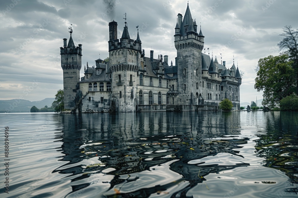 Obraz premium Lake Castle