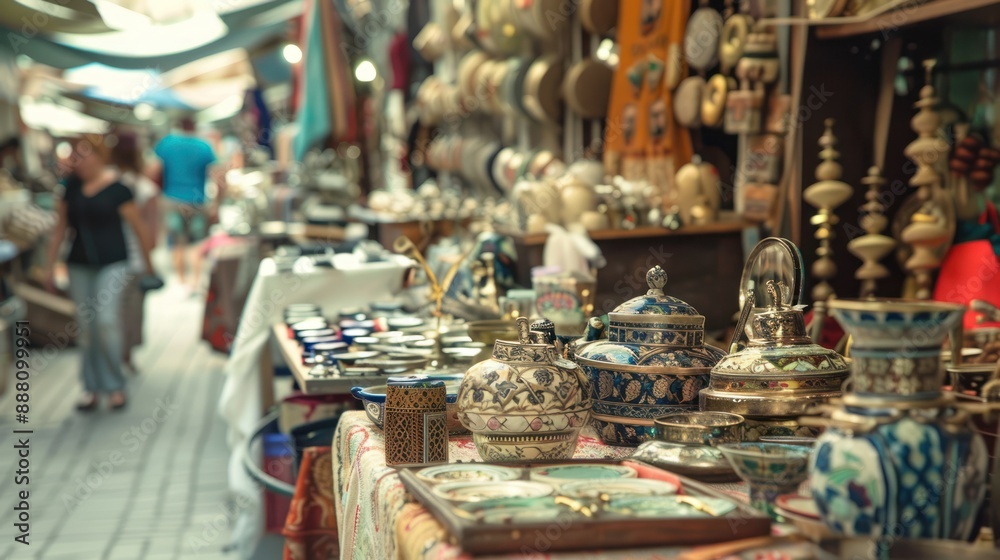 Capture the vibrancy of a local flea market Capture the vibrancy of a local flea market