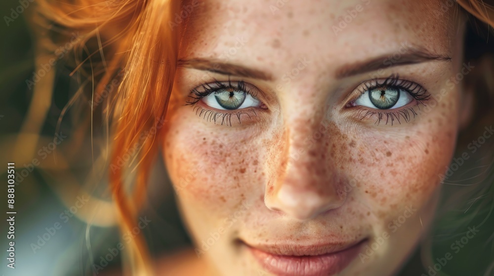 portrait of a woman with beautiful eyes