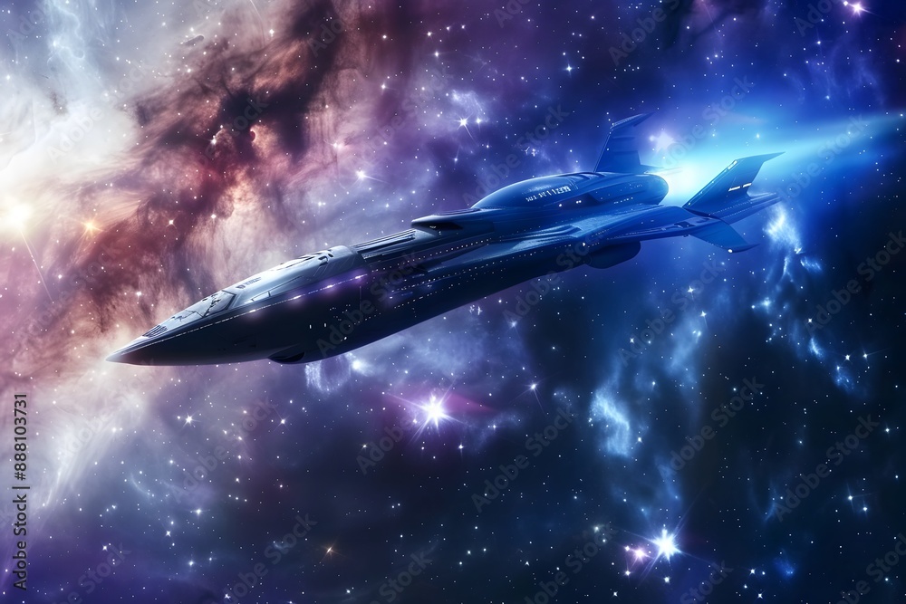 Spacecraft Soaring Through the Cosmos Spacecraft Soaring Through the Cosmos