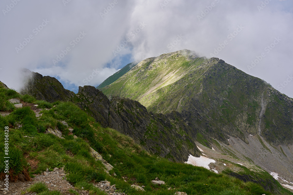 Fototapeta premium High mountains landscape in the summer