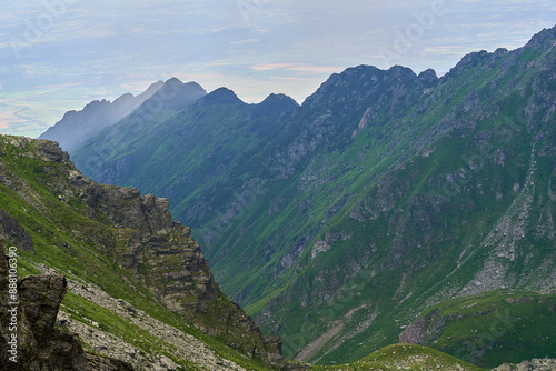 High mountains landscape in the summer