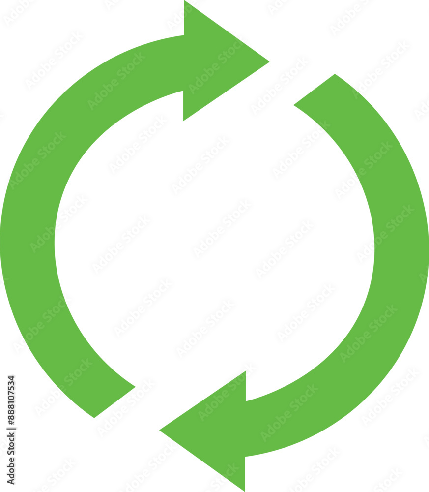 Recycle Icon Vector Illustration Simple Recycle Icon Vector Illustration Simple