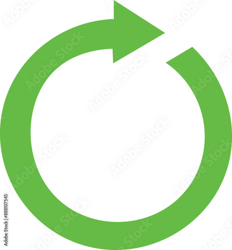 Recycle Icon Vector Illustration Simple