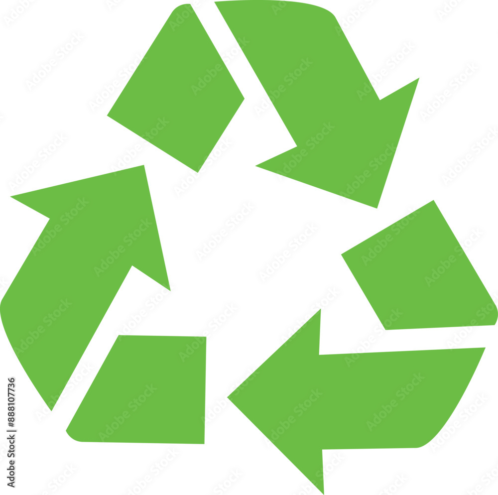 Recycle Icon Vector Illustration Simple Recycle Icon Vector Illustration Simple