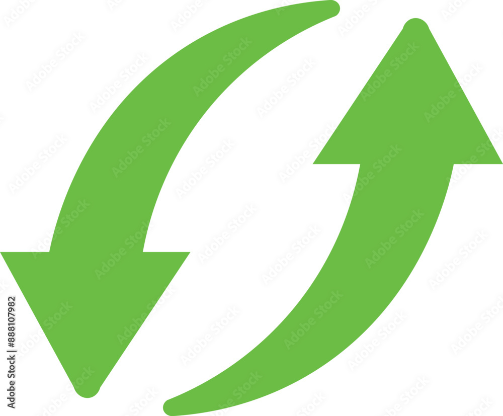Recycle Icon Vector Illustration Simple Recycle Icon Vector Illustration Simple