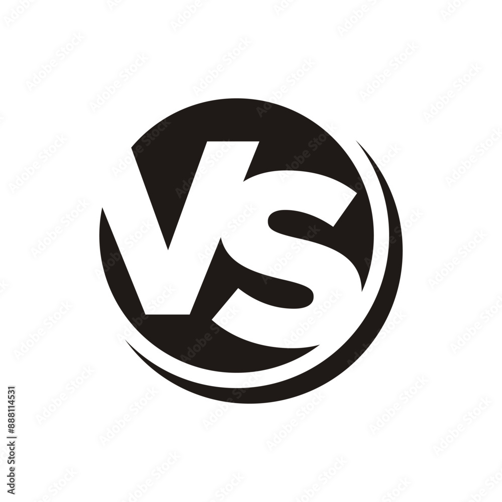 Versus Or VS Letters Logo Vector Template Versus Or VS Letters Logo Vector Template