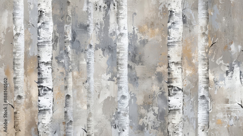 Obraz premium Sophisticated wallpaper with earthy tones organic textures and diffused light