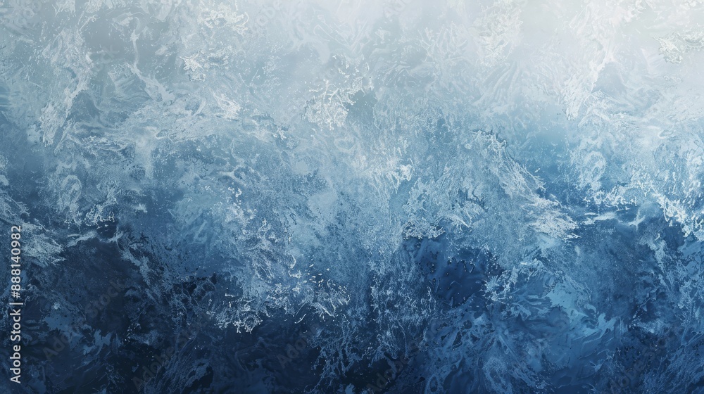 Elegant wallpaper with cool gradient from icy blue to navy crystalline textures Elegant wallpaper with cool gradient from icy blue to navy crystalline textures