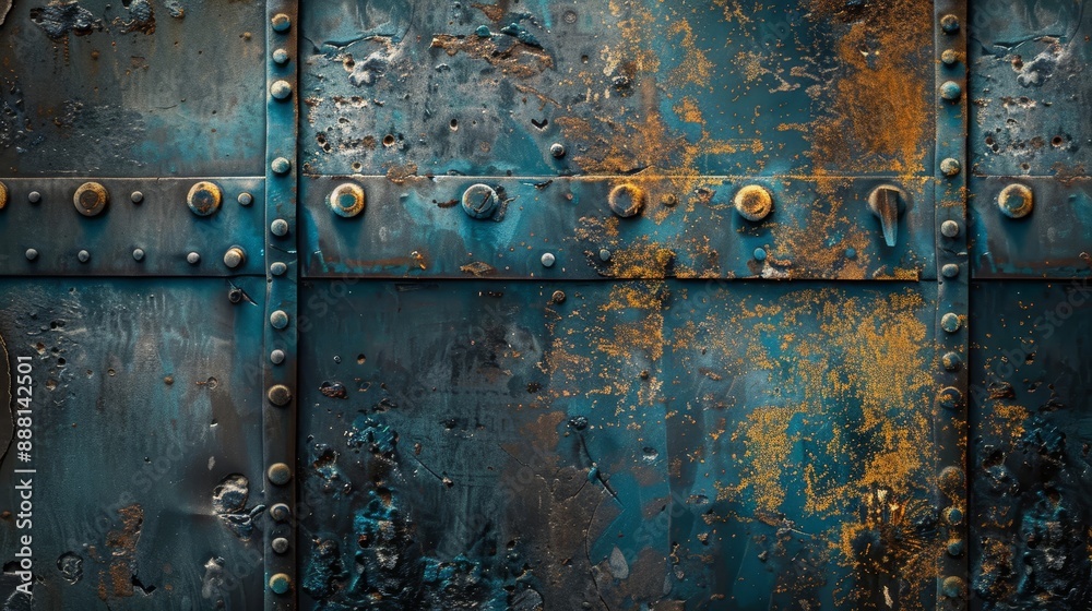 Abstract background with metal textures intricate patterns and deep colors Abstract background with metal textures intricate patterns and deep colors