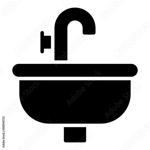 Sink glyph icon