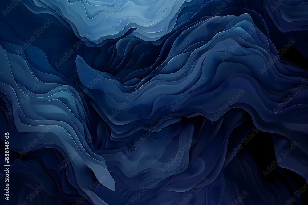 Fototapeta premium Dark blue abstract background minimalistic high resolution abstract blue gradient background concept