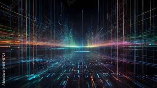 Abstract visual of an optics-inspired background, featuring a multitude of small spots and highlights in high definition for modern digital projects.