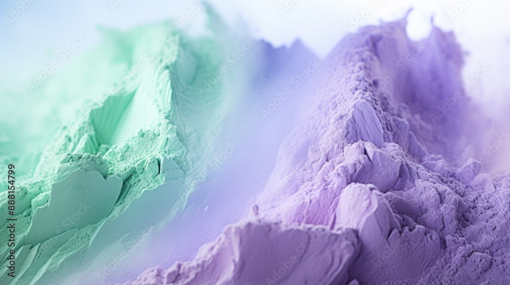 Obraz premium Pastel Dreamscapes: A Symphony of Soft Hues