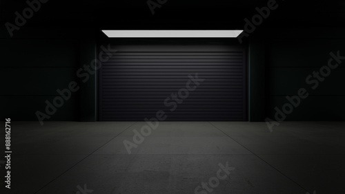 Wallpaper Mural Modern Urban Parking Room. A Sleek 3D Illustration Showcasing Automotive Design in a Grunge Underground Studio with Concrete Backdrop Torontodigital.ca